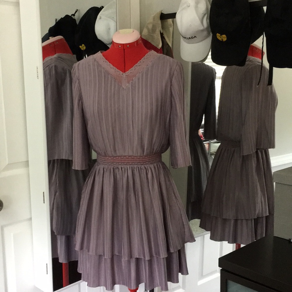 Plum summer dress